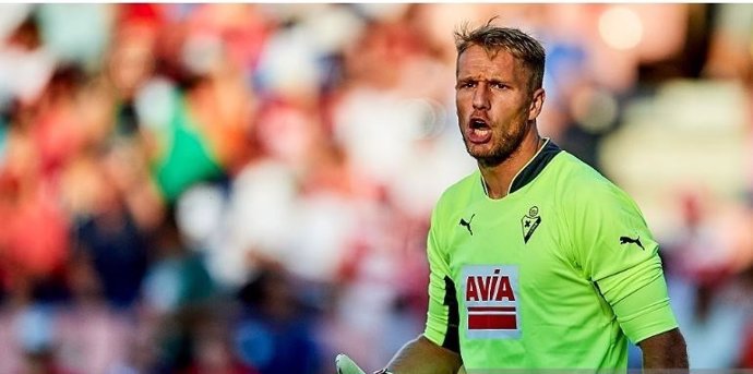 Yoel Rodríguez, portero del Eibar