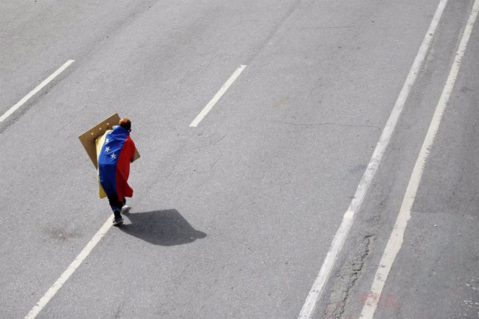 Manifestación en Caracas