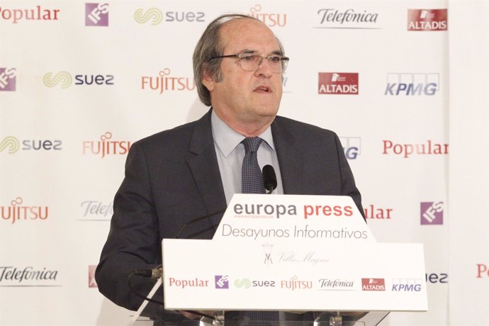 Ángel Gabilondo en un desayuno informativo de Europa Press