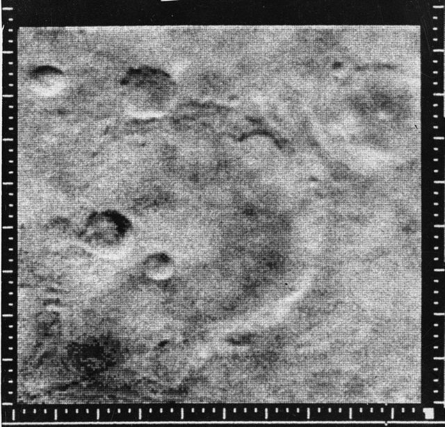Marte visto en 1965 por la Mariner IV