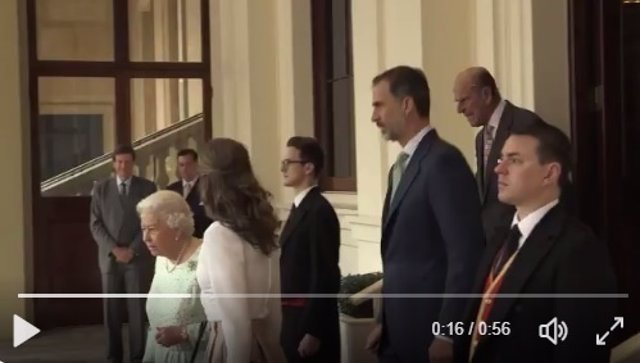 Despedida de los Reyes de España de Reino Unido