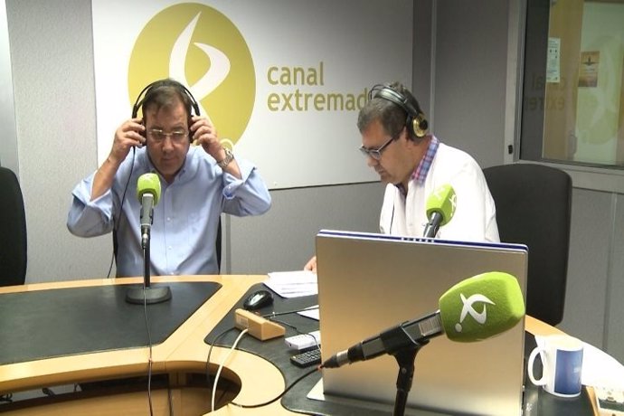 Fernández Vara en entrevista en Canal Extremadura Radio