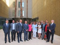 Susana Díaz visita la recién concluida Ciudad de la Justicia de Córdoba, que abrirá en septiembre