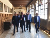 Diputación de León estudia colaborar con la Cámara de Comercio en programas de innovación e internacionalización