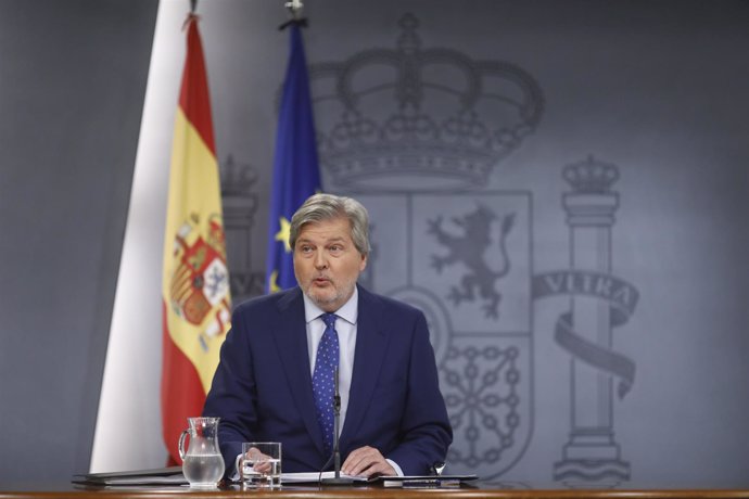 Rueda de prensa de Iñigo Méndez de Vigo tras el Consejo de Ministros