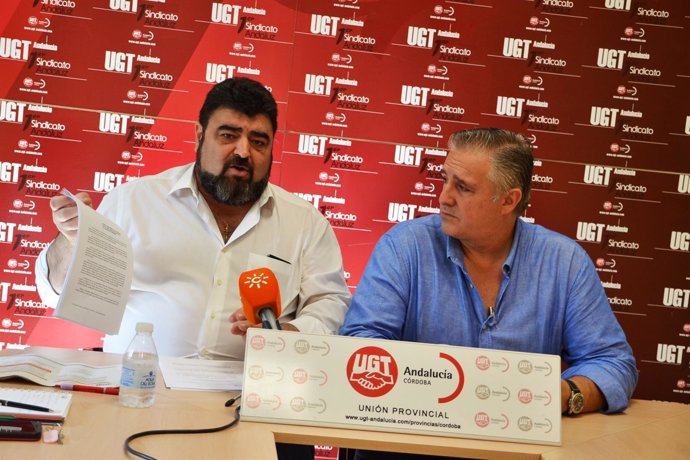 Palomares y Téllez en la rueda de prensa