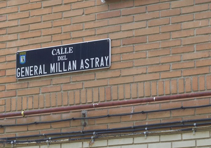Símbolos y calles franquistas, franquismo, calle del general Millán Astray