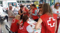 Cruz Roja celebra una jornada solidaria para impulsar la venta de boletos del Sorteo del Oro