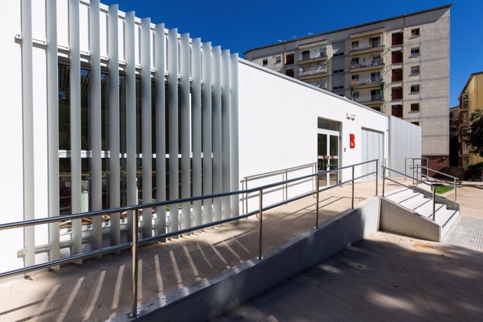 Exterior del nuevo casal de ancianos en Sant Genís dels Agudells