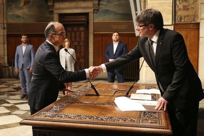 J.Turull pren possessió de la conselleria de Presidència 