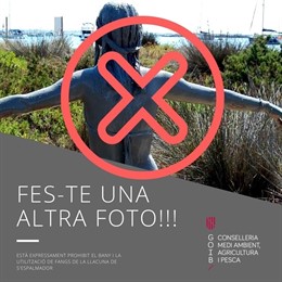 Imagen en contra los baños de barro