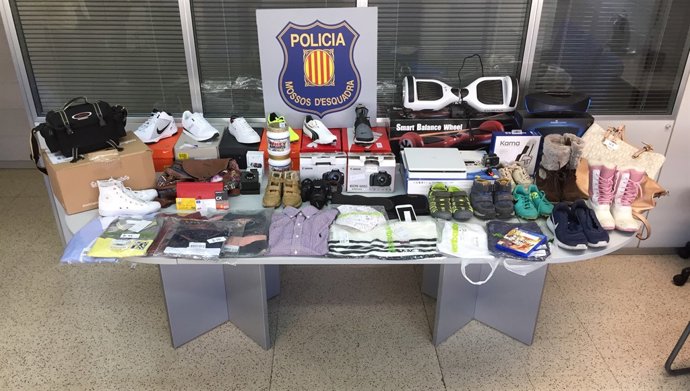 Objectes recuperats de compres fraudulentes en Internet