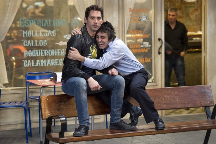 PACO LEÓN Y CANCO RODRÍGUEZ EN FOTOGRAMA DE AÍDA