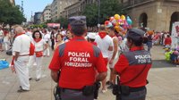 Policía Foral detiene a 40 personas y recoge 652 denuncias en los Sanfermines