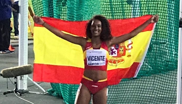 La atleta española María Vicente, campeona del mundo juvenil