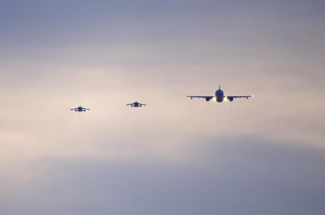 Varios cazas de las Fuerzas Armadas de Alemania.