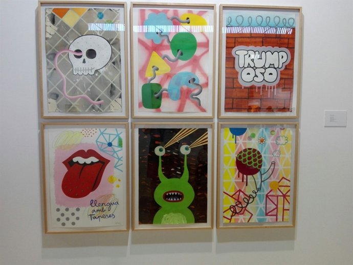 Dibujos de artistas baleares en ArteSantander 2017