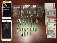 Detenido un vecino de Moriles (Córdoba) acusado de traficar con drogas