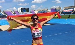María Pérez 20 km marcha subcampeona