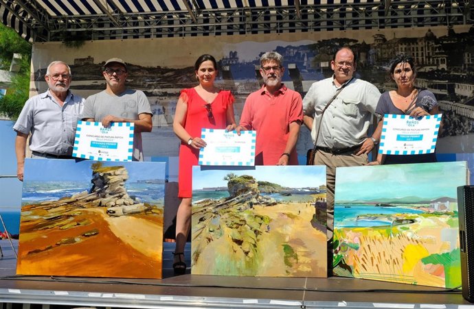 Entrega de premios del concurso de pintura rápida 