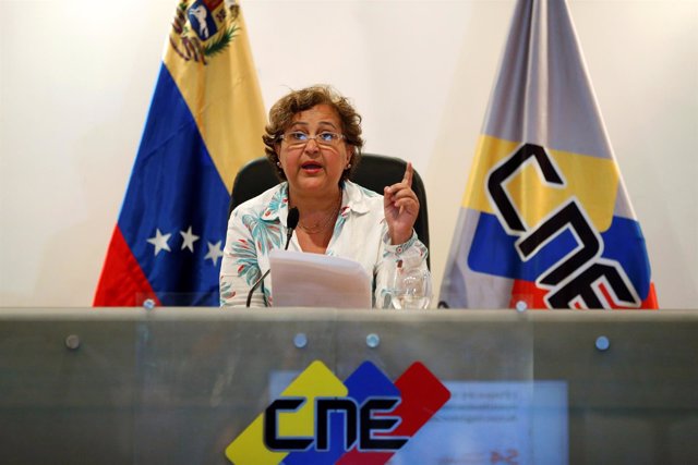 Presidenta del CNE, Tibisay Lucena