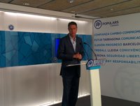 Albiol (PP) ve bien reformar la Constitución pero cree "torpe" la propuesta de Pedro Sánchez