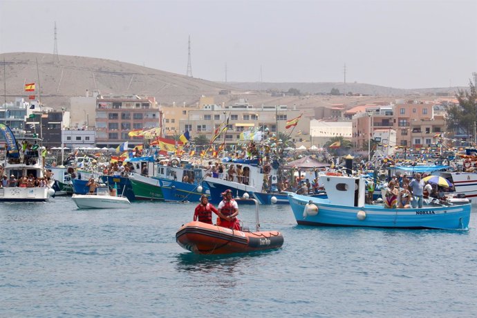 Embarcaciones en el puerto de Arguineguín