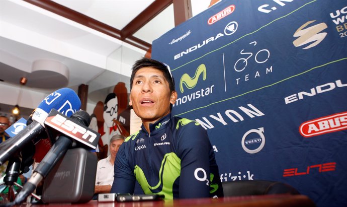 Nairo Quintana, en la jornada de descanso del Tour