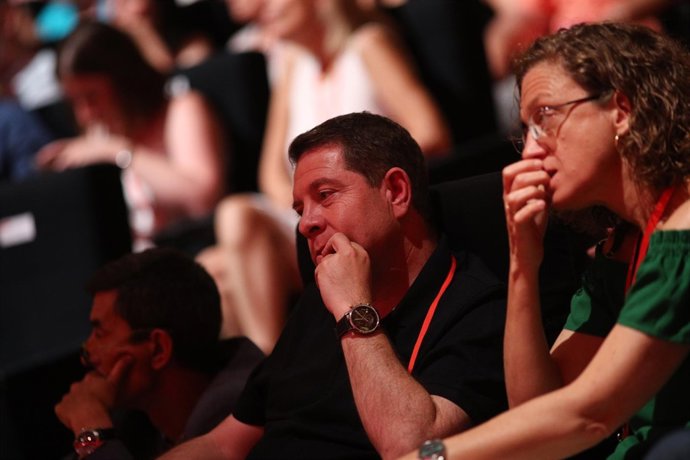 García Page durante el Congreso del PSOE