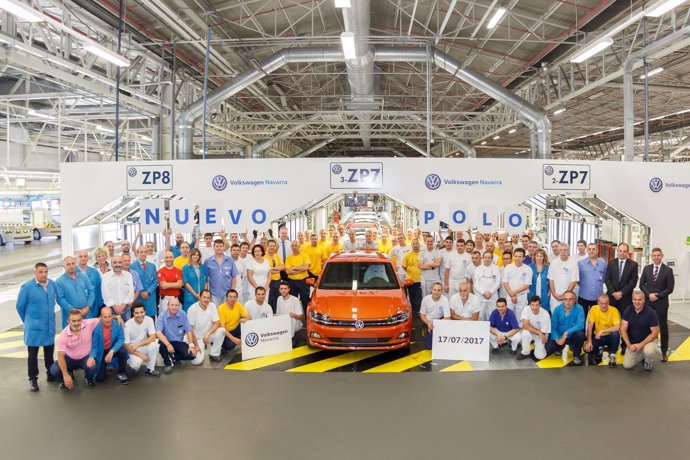 Nuevo Volkswagen Polo fabricado en Navarra.