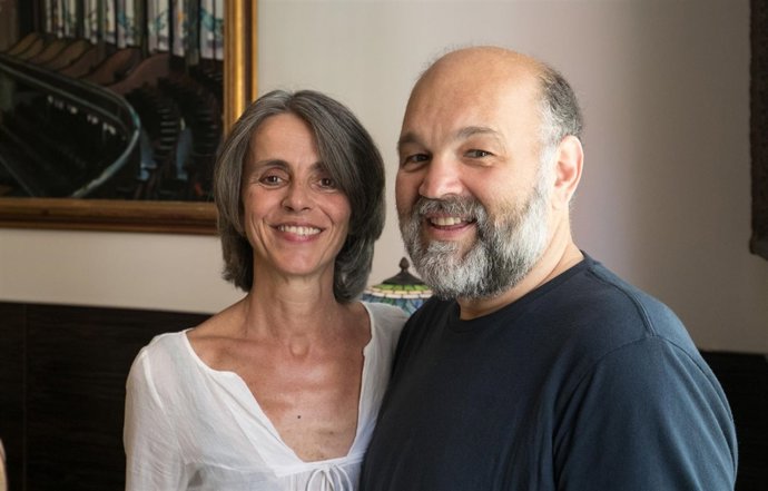 Alberto García-Demestres y Cristina Pavarotti