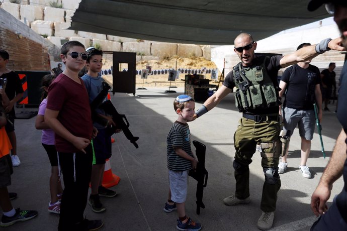 Centro de entrenamiento israelí para turistas en la Cisjordania ocupada