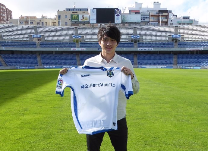 Gaku Shibasaki, jugador del CD Tenerife