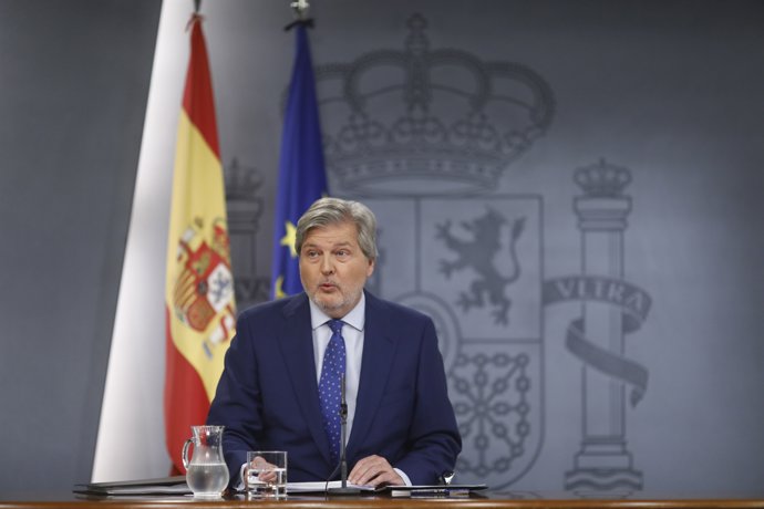 Roda de premsa d'Iñigo Méndez de Vigo després del Consell de Ministres