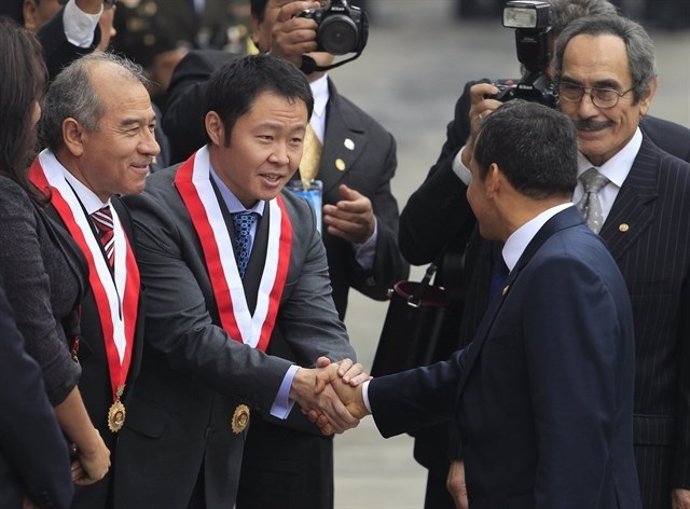 Kenji Fujimori y Ollanta Humala 