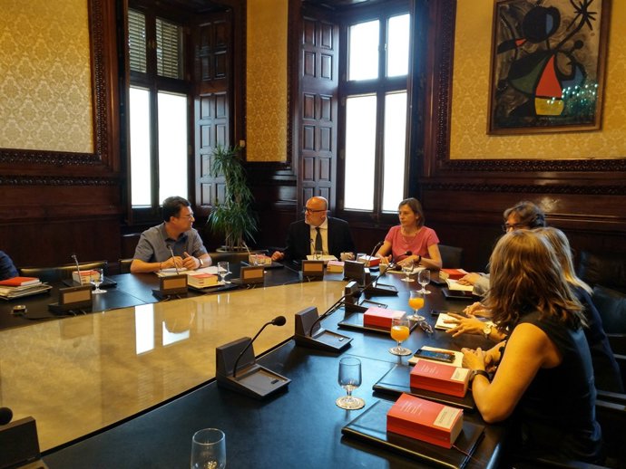 Reunió de la Mesa  del Parlament de Catalunya 