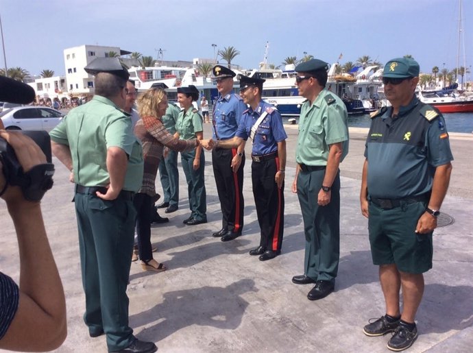 Guardia civil en Formentera