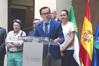 Miguel Ángel Gallardo asegura que la provincia de Badajoz "no podría respirar" sin la Diputación