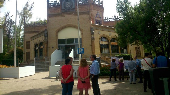 Comienzan las obras en el Pabellón Real.