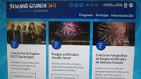Ayuntamiento de San Sebastián pone en marcha una nueva web para la Semana Grande de este año