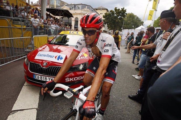 El ciclista español Alberto Contador (Trek) 