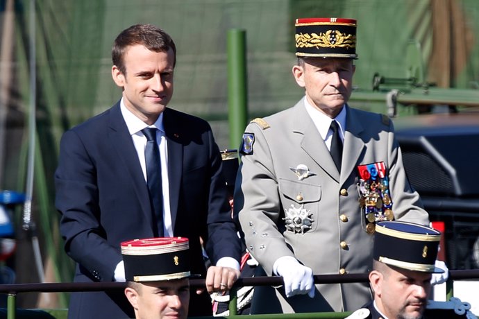 Emmanuel Macron y Pierre de Villiers