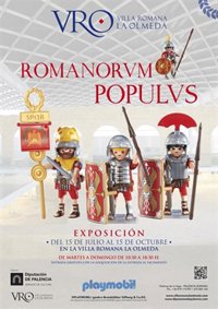 2.300 clicks de Playmobil representan un imperio romano en La Olmeda