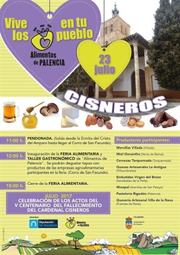 Palencia: Cartel de la Feria de Cisneros