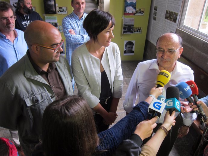 Ana Pontón (BNG) visita el IES Rosalía de Castro