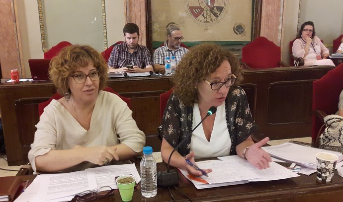 Concejalas Ahora Murcia en Pleno Extraordinario Presupuestos