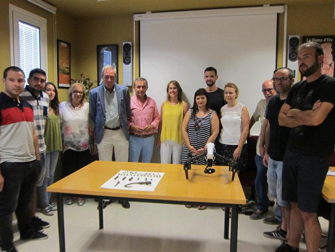 Equipo encargado de la investigación en Cerro Muela                             