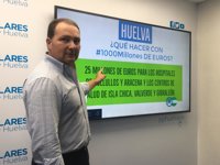 PP reclama a la Junta que destine 25 millones a construir los chares y centros de salud pendientes en Huelva