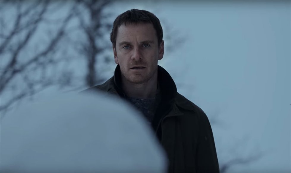 Michael Fassbender en El muñeco de nieve