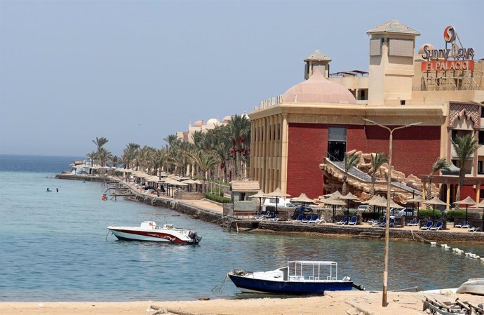 Vista general del complejo  Sunny Days El Palacio en Hurghada